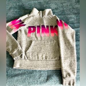 Victoria's Secret Pink and Gray Sweatshirt